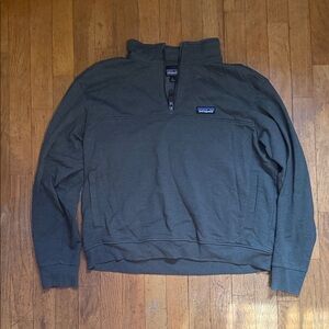 Patagonia Olive Green Quarter-Zip Pullover